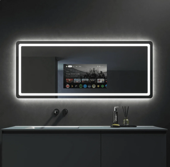 LUXURY ANDROID-POWERED LED MIRROR TV