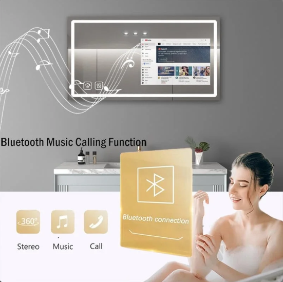 LUXURY ANDROID-POWERED LED MIRROR TV