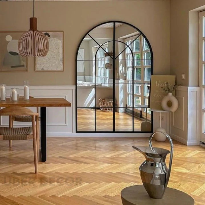 FRENCH ARCH OVERSIZED WINDOW STYLE MIRROR