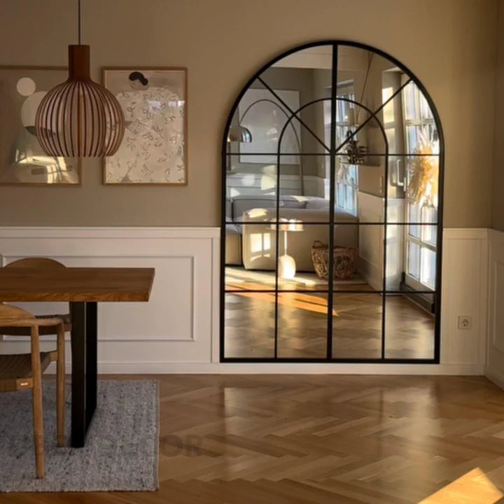 FRENCH ARCH OVERSIZED WINDOW STYLE MIRROR