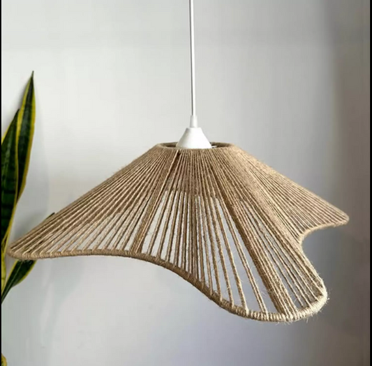 WAVY EDGE COTTON PENDANT LAMP