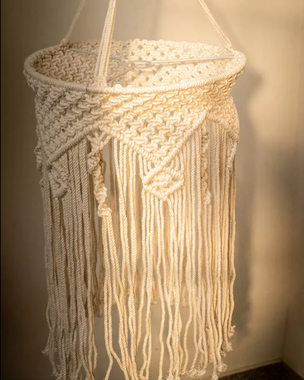 MACRAME LARGE CHANDELIER