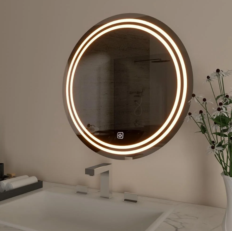 MODERN DESIGNED LED ROUND BATHROOM MIRROR