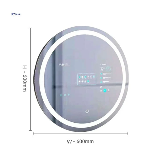 ROUND ANDROID SMART LED TV MIRROR