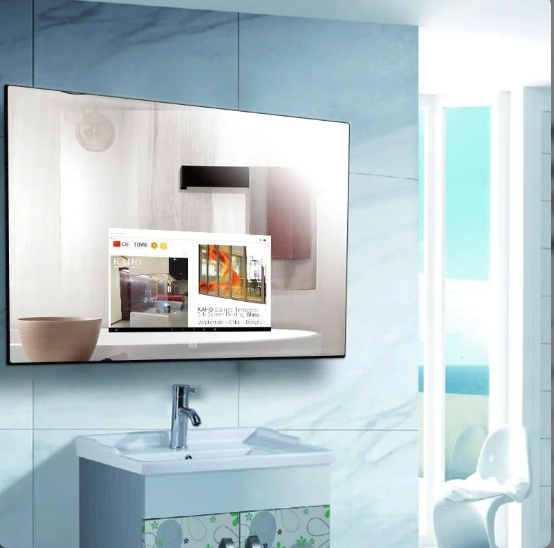 LUXURY SMART ANDROID TV LED MIRROR WITH REMOTE CONTROL