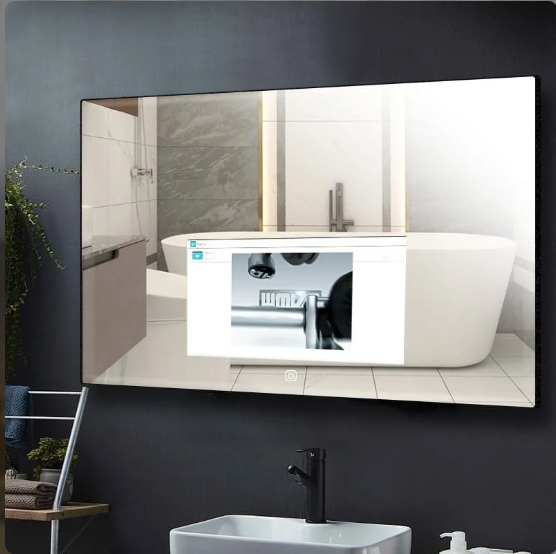 LUXURY SMART ANDROID TV LED MIRROR WITH REMOTE CONTROL