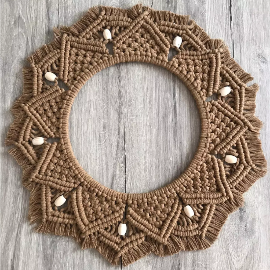 MACRAME WALL-MOUNTED MIRRORS