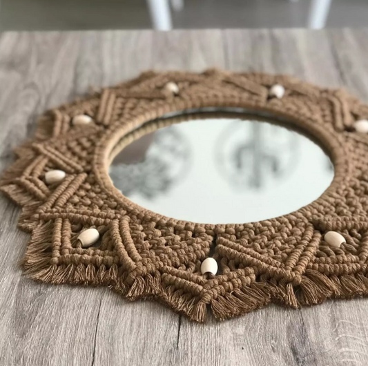 MACRAME WALL-MOUNTED MIRRORS