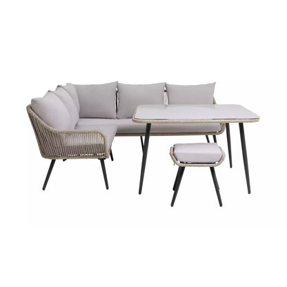 L-SHAPE OUTDOOR ROPE SOFA SET