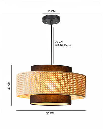 CANE WEBBING LAMP