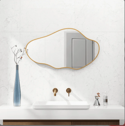 MODERN ABSTRACT ORGANIC WALL MIRROR
