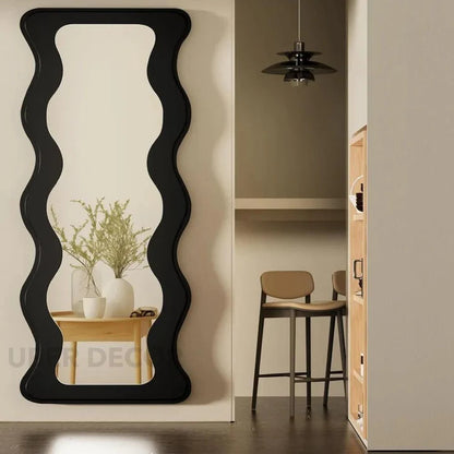 WOODLAND WAVE FULL LENGTH WOODEN MIRROR