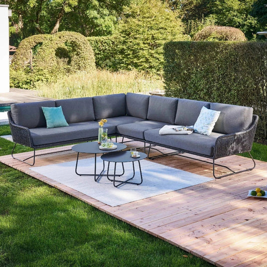 L-SHAPE OUTDOOR ROPE SOFA SET
