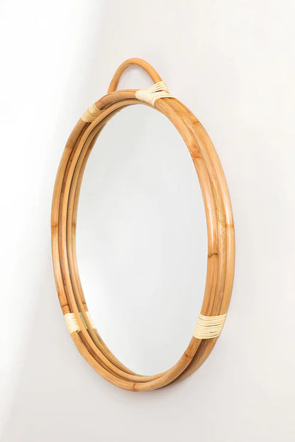 BAMBOO WALL MIRROR
