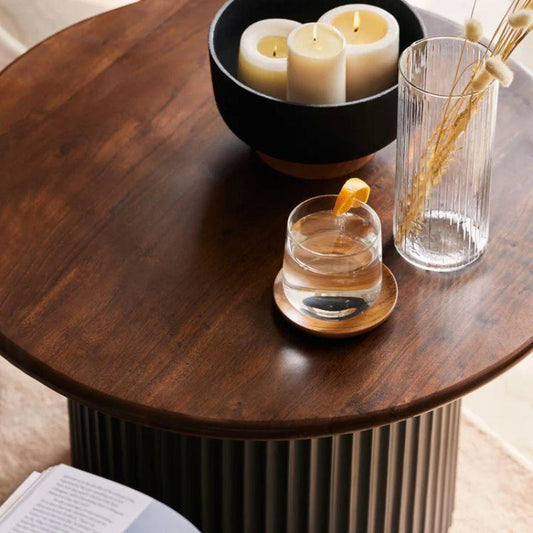 RUSTIC ROUNDWOOD CENTER TABLE