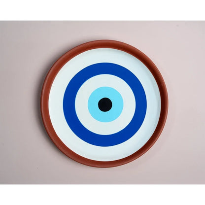 EVIL EYE TERRACOTTA WALLPLATE