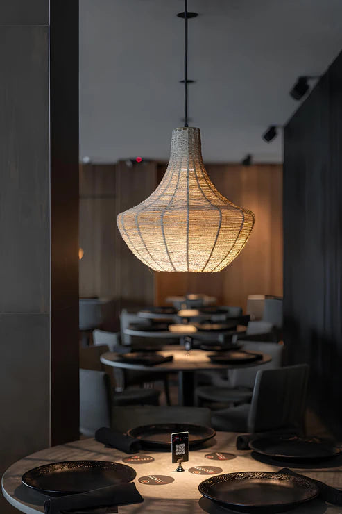 RATTAN HANGING LAMP