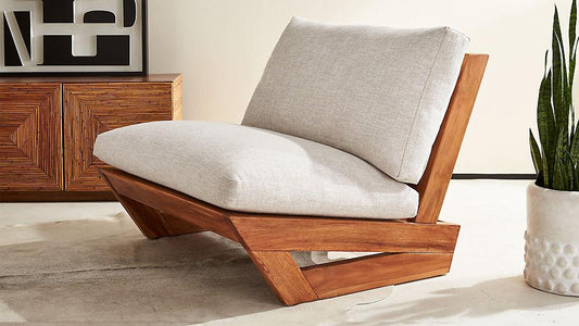 SOLID WOOD TEFFE EASY CHAIR
