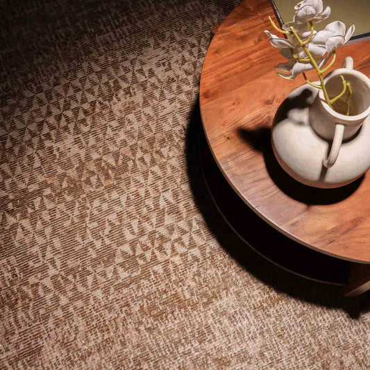 IGNATIUS HAND KNOTTED VISCOSE AND JUTE RUG
