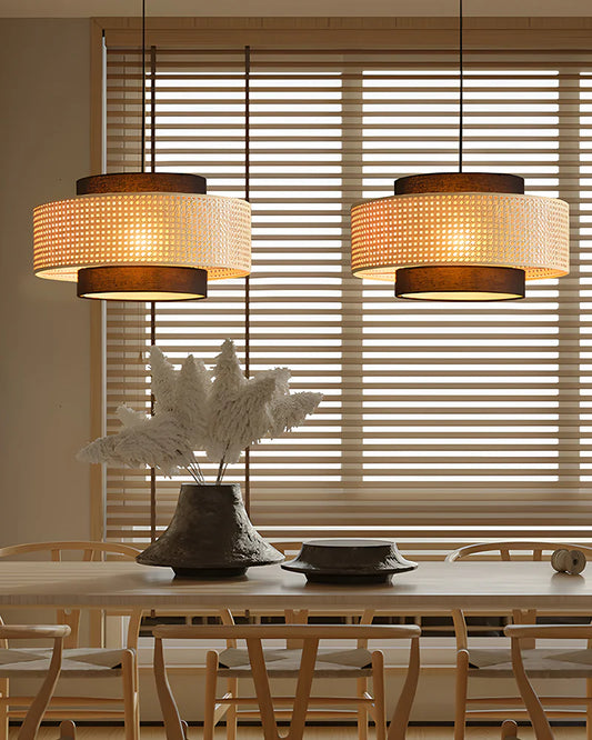 CANE WEBBING LAMP