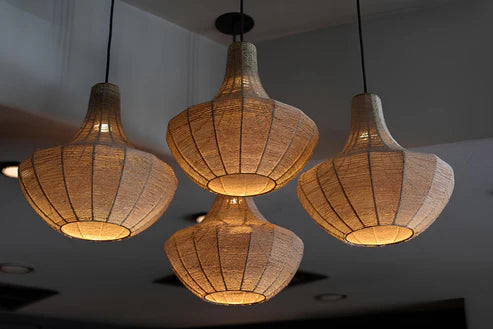 RATTAN HANGING LAMP
