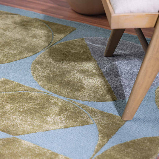 CEPOS HAND TUFTED WOOLLEN AND VISCOSE RUG