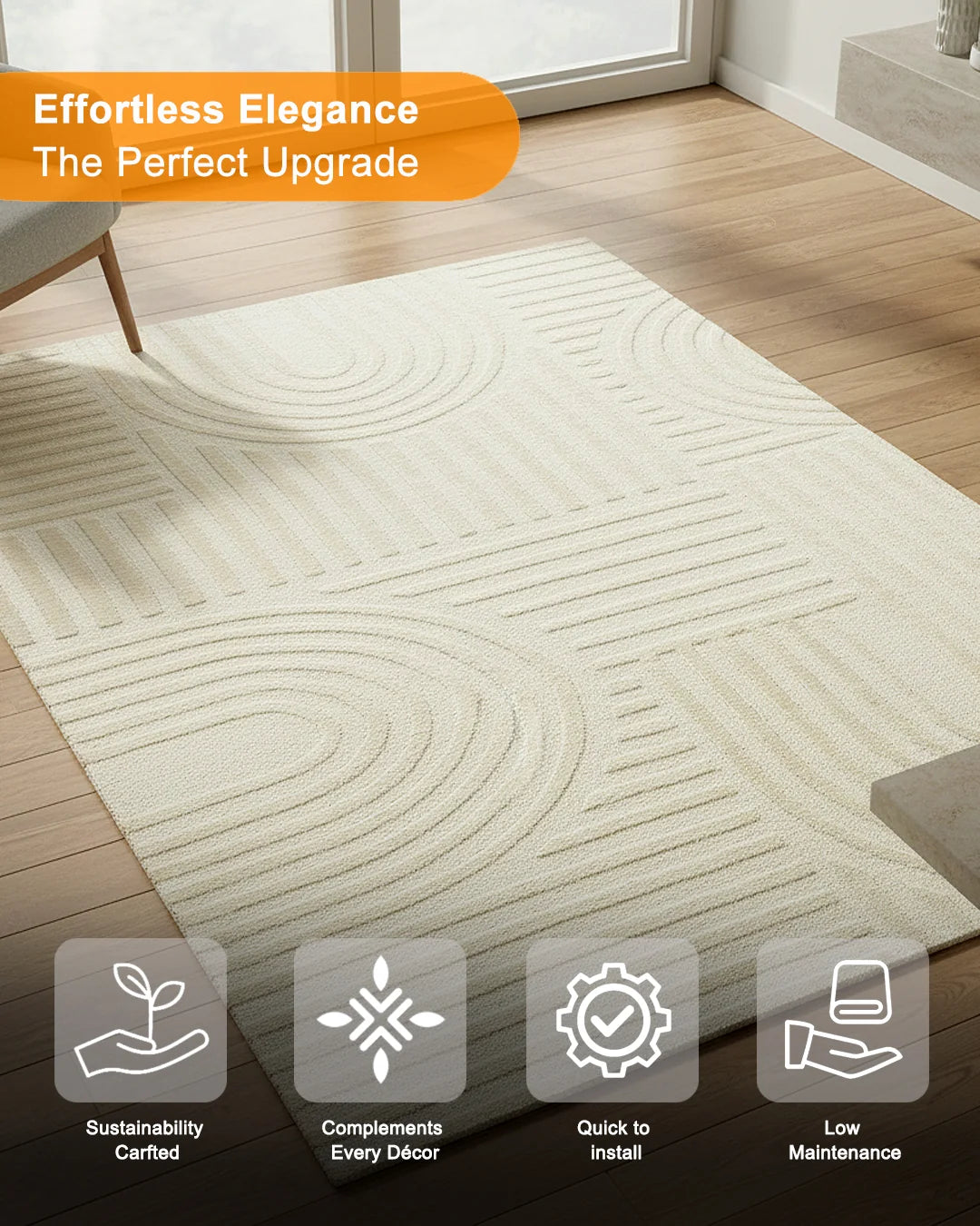 CONTOUR LOOP KNITTED RUG