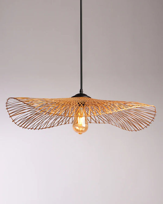 BAMBOO RATTAN PENDANT LAMPSHADE