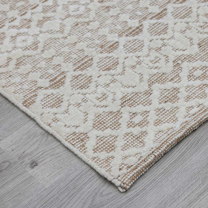 VARU HANDWOVEN WOOL AND JUTE RUG