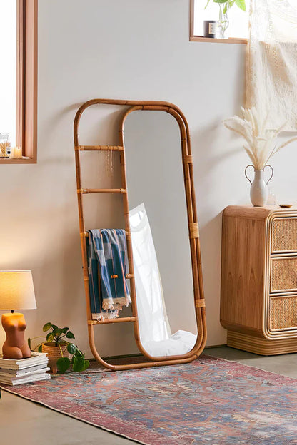 BAMBOO WALL MIRROR