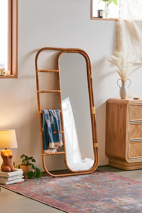 BAMBOO WALL MIRROR