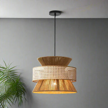 RATTAN HANGING LAMP