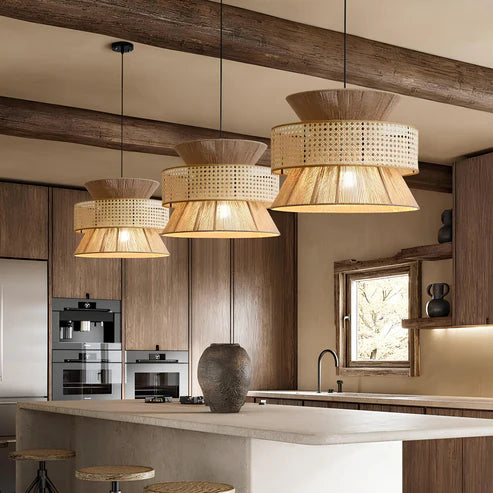 RATTAN HANGING LAMP