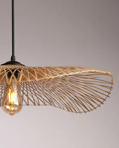 BAMBOO RATTAN PENDANT LAMPSHADE