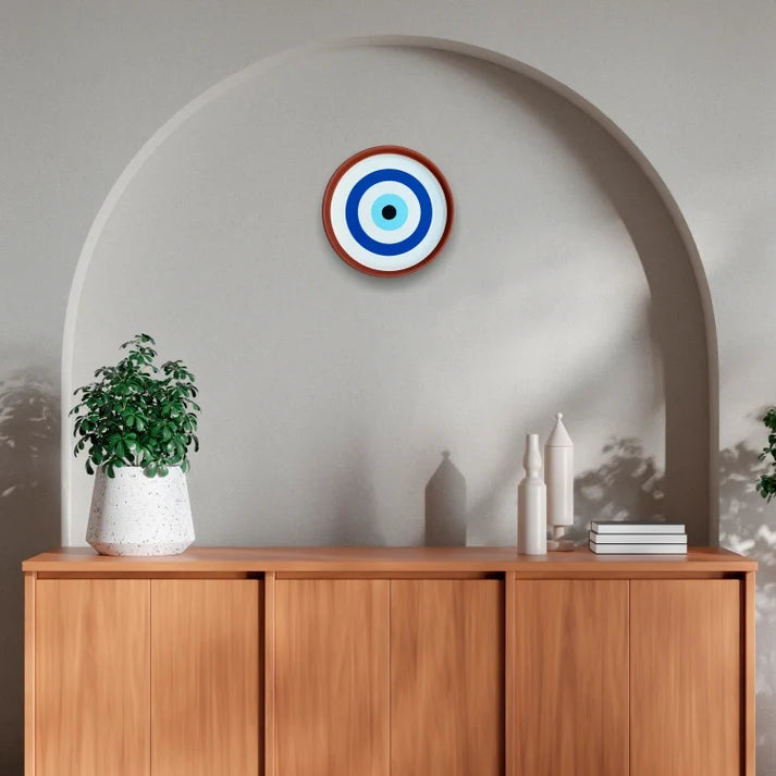 EVIL EYE TERRACOTTA WALLPLATE