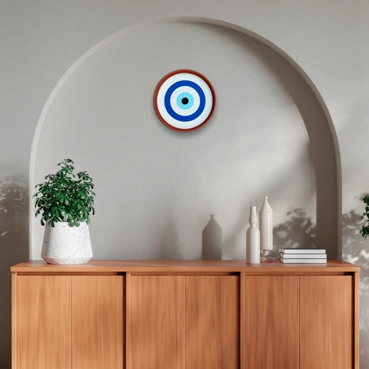 EVIL EYE TERRACOTTA WALLPLATE