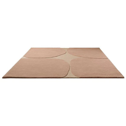 PEACH HAND TUFTED WOOL CARPET