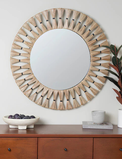 BAMBOO WALL MIRROR