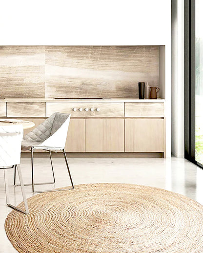 JUTE ROUND AREA RUG