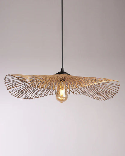 BAMBOO RATTAN PENDANT LAMPSHADE