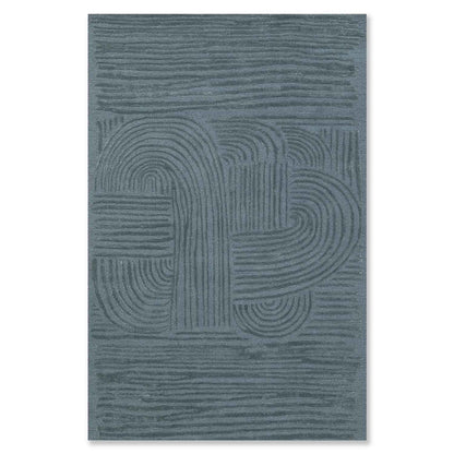 KHNURN HAND TUFTED WOOLLEN AND VISCOSE RUG