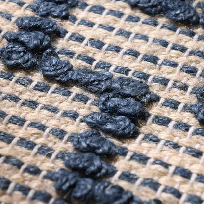 GEOMETRIC FLAT WEAVE JUTE DHURRIE