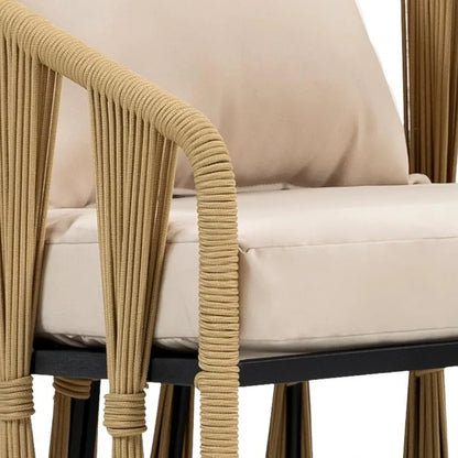 OUTDOOR ROPE 3-PIECE PATIO SET
