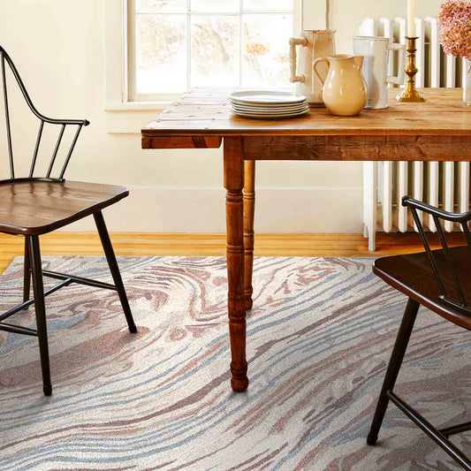 WAAIZ HAND TUFTED WOOLLEN AND VISCOSE RUG