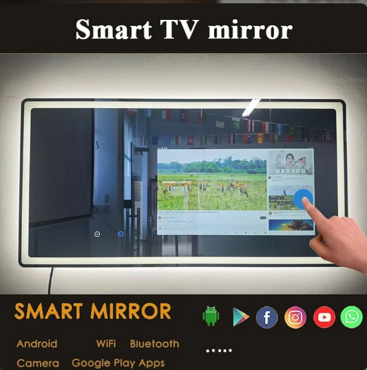 ART DECO RECTANGULAR LED MIRROR TV