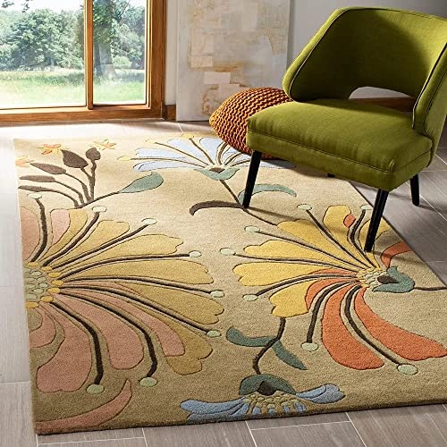 MULTICOLOUR HAND TUFTED WOOL CARPET