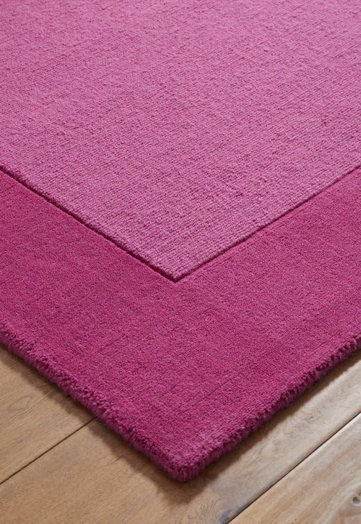 PINK HAND TUFTED WOOL CARPET