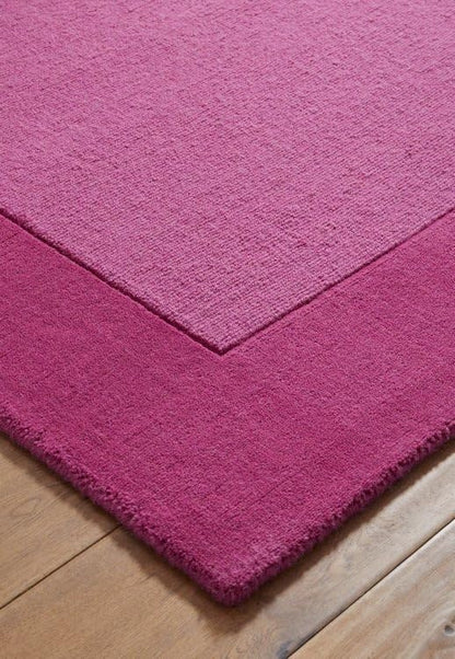 PINK HAND TUFTED WOOL CARPET