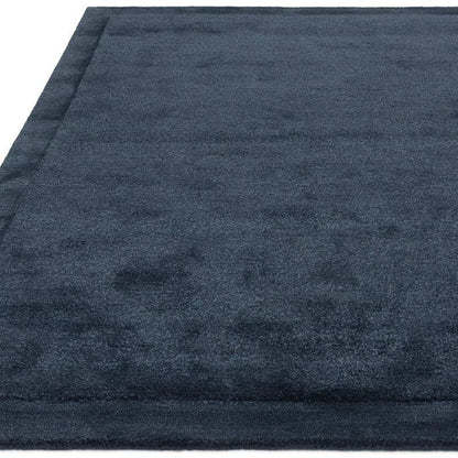 BLUE HAND TUFTED WOOL CARPET