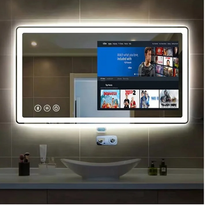 ART DECO RECTANGULAR LED MIRROR TV